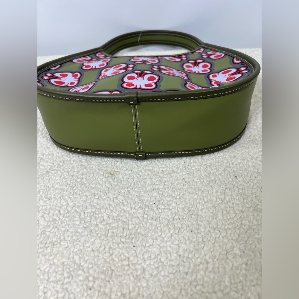 COACH ERGO BAG IN COACHTOPIA LEATHER WITH CHECKERED BUTTERFLY PRINT - Picture 3 of 14